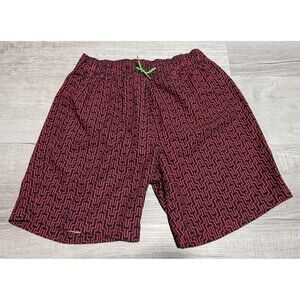 NWT J Crew Crewcuts Boys Swim Trunks Size 16 Red Blue Design NEW